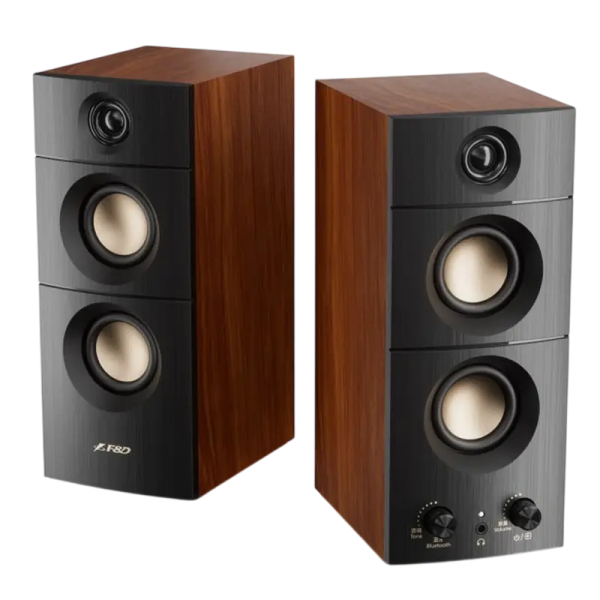Sistem audio 2.0 CH F&D R330BT, Negru | Maro