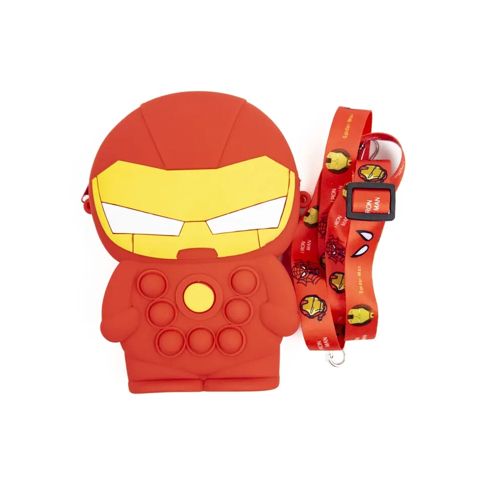 Geantă silicon mare Super Eroi Iron Man 22 pe 14 pe 4 cm
