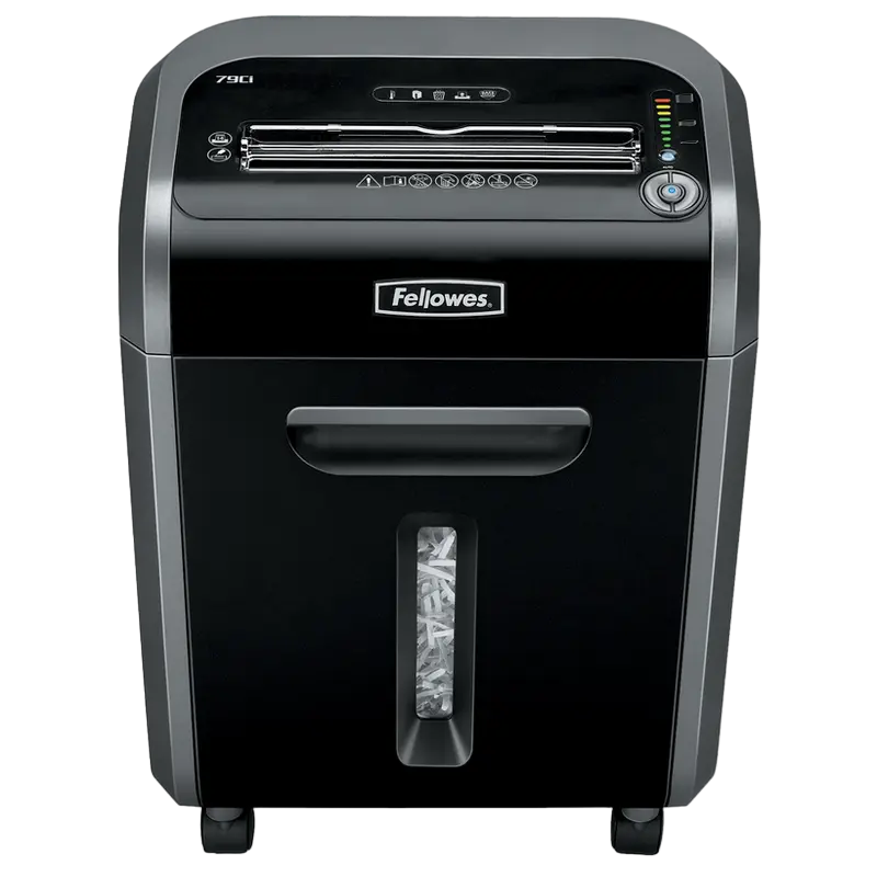 Tocător Fellowes PowerShred® 79Ci, Negru