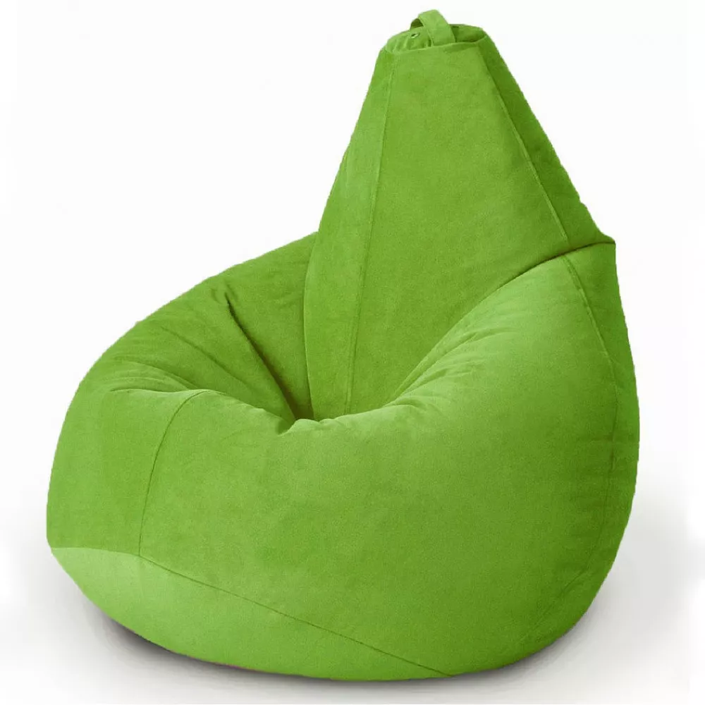 Fotoliu para din velur marimea XXL, culoarea verde deschis