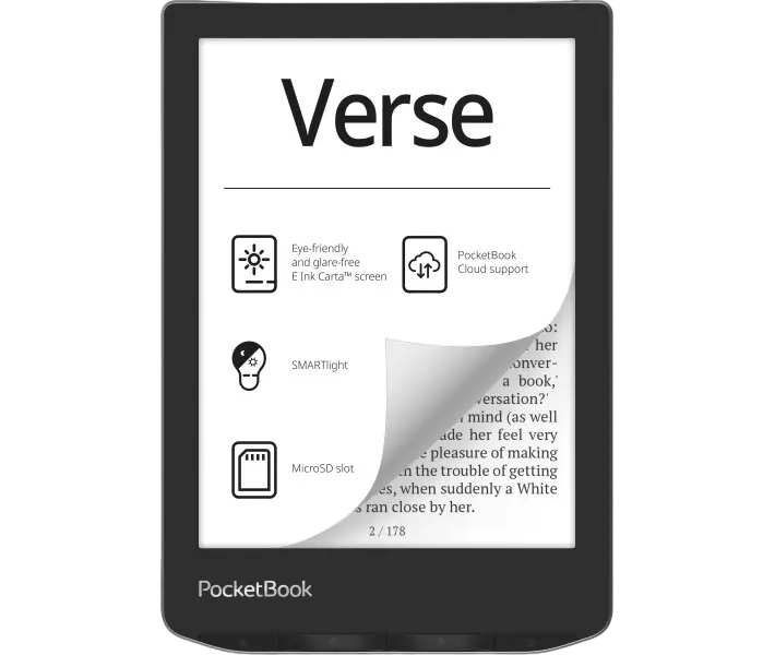 eBook Reader PocketBook Verse 629, Mist Grey