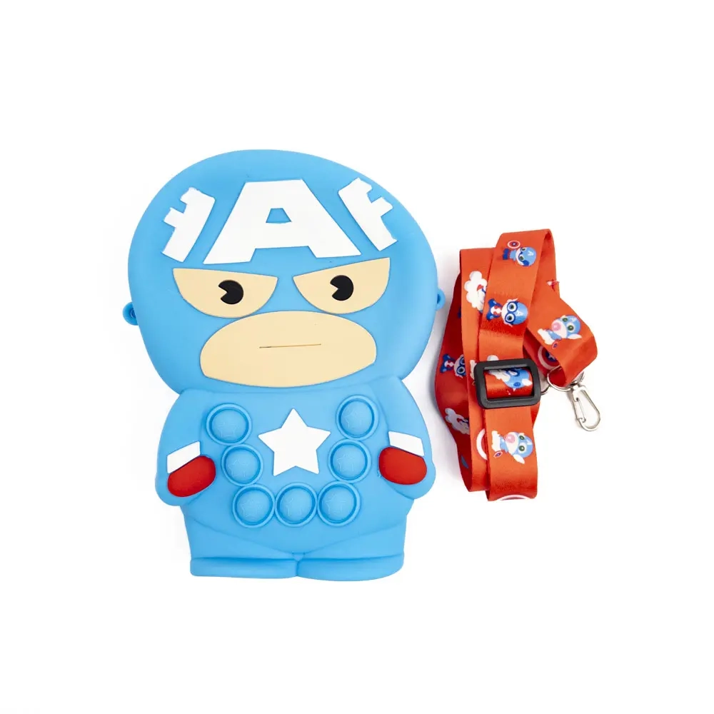 Geantă silicon mare Super Eroi Captain America 22 pe 14 pe 4 cm