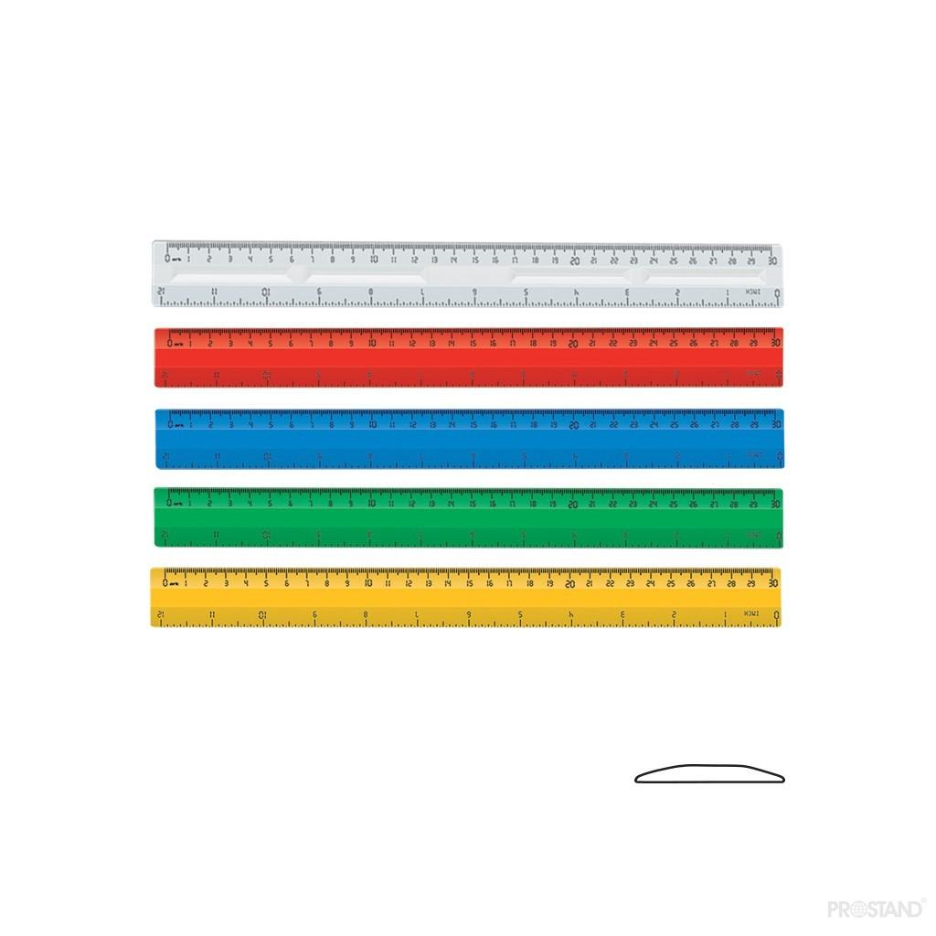 Rigla plastic 30cm incolor  600  ARK  /48