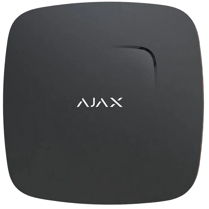 Detector de fum Ajax FireProtect, Negru
