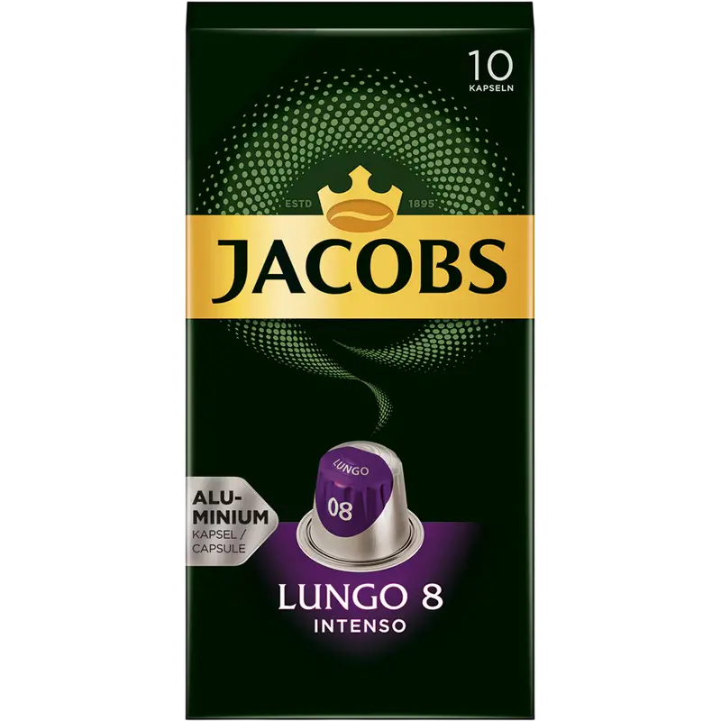 Cafea Jacobs Lungo Intenso, 10 buc