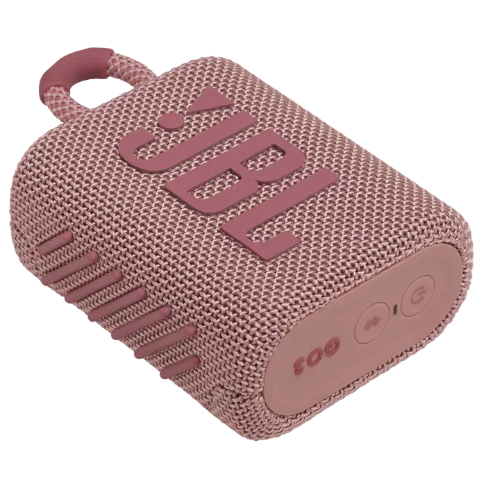 Boxă portabilă JBL GO 3, Roz