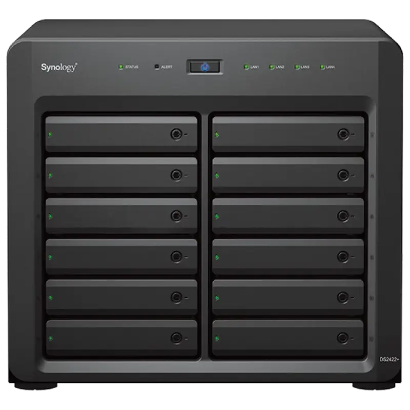 Stocare atașată la rețea SYNOLOGY DS2422+, Negru