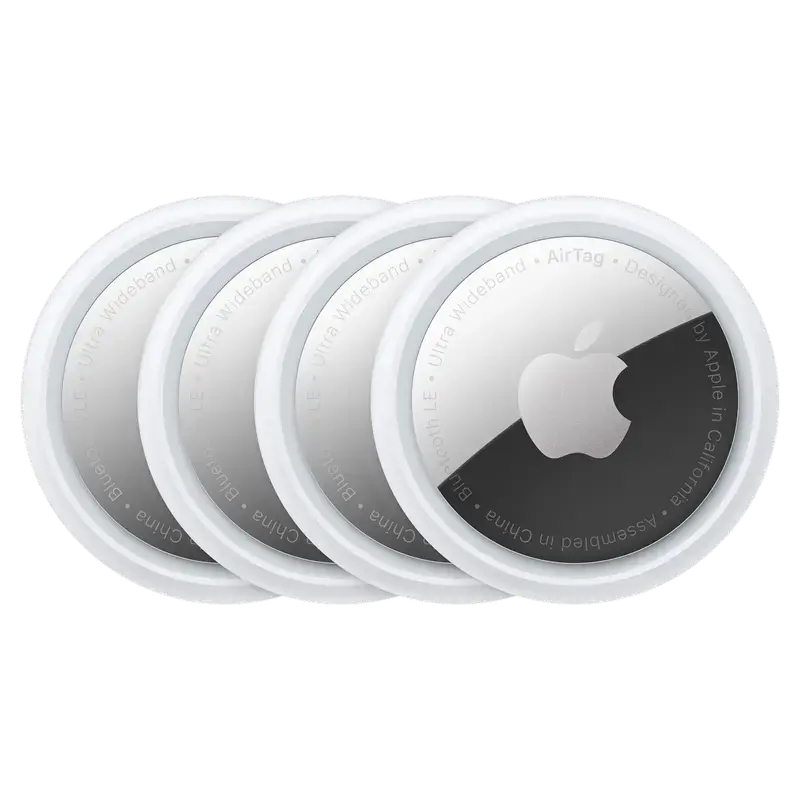Tracker inteligent Apple AirTag (2nd gen), 4 buc, Alb