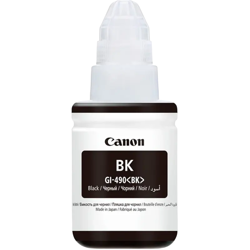 Recipient de cerneală Canon GI-490, 135ml, Negru