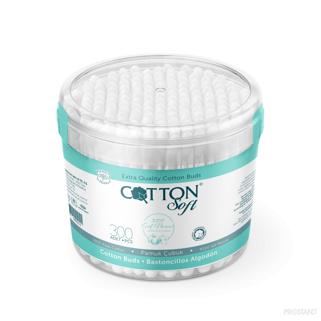 Cotton Soft Betisoare igienice 300buc  1/6
