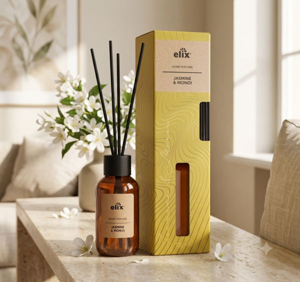 Diffuser de parfum pentru casă ELIX – Jasmine & Monoi 125 ml