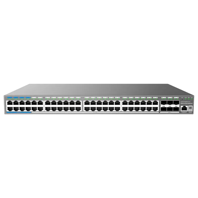 48-Port Gigabit L2++ Managed PoE+ Switch Grandstream "GWN7806PH Pro", 48xPoE+ ports, 6xSFP+, Stackab