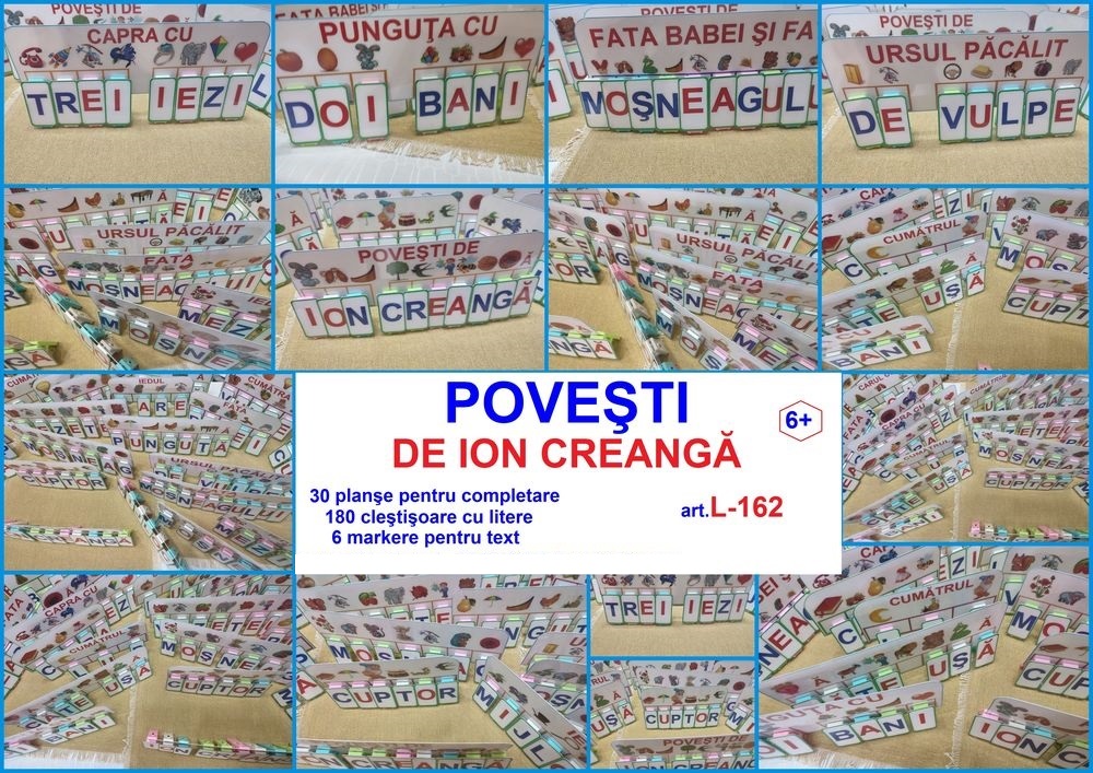 L-162 Joc cu cleşte Poveşti de Ion Creangă
