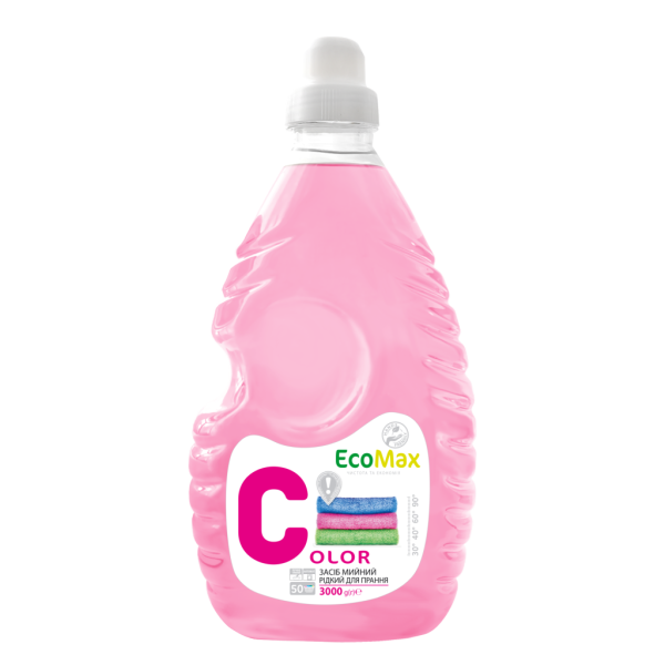 Detergent lichid p/u spalarea hainelorEcomax color 3000g