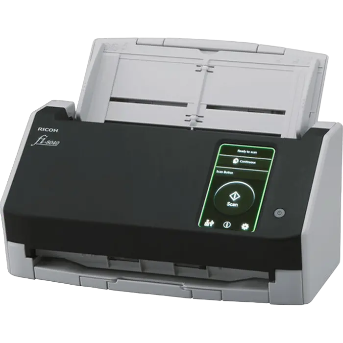 Scaner de documente cu alimentare automată Ricoh fi-8040, A4, Negru
