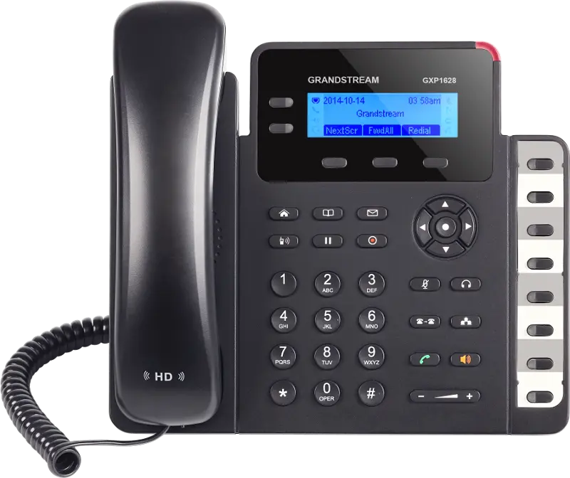 Telefon IP Grandstream GXP1628, Negru