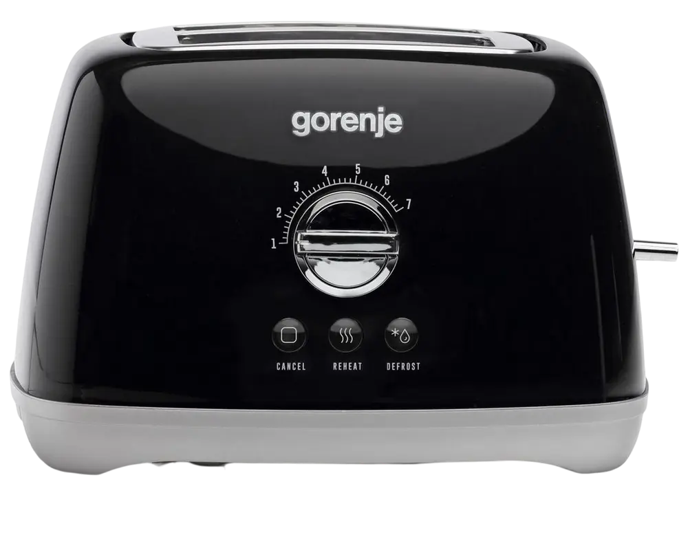 Toaster Gorenje Retro Collection T900RLBK, Negru