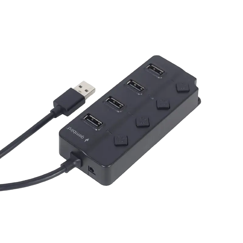 Adaptor Hub Gembird UHB-U2P4P-01, Negru