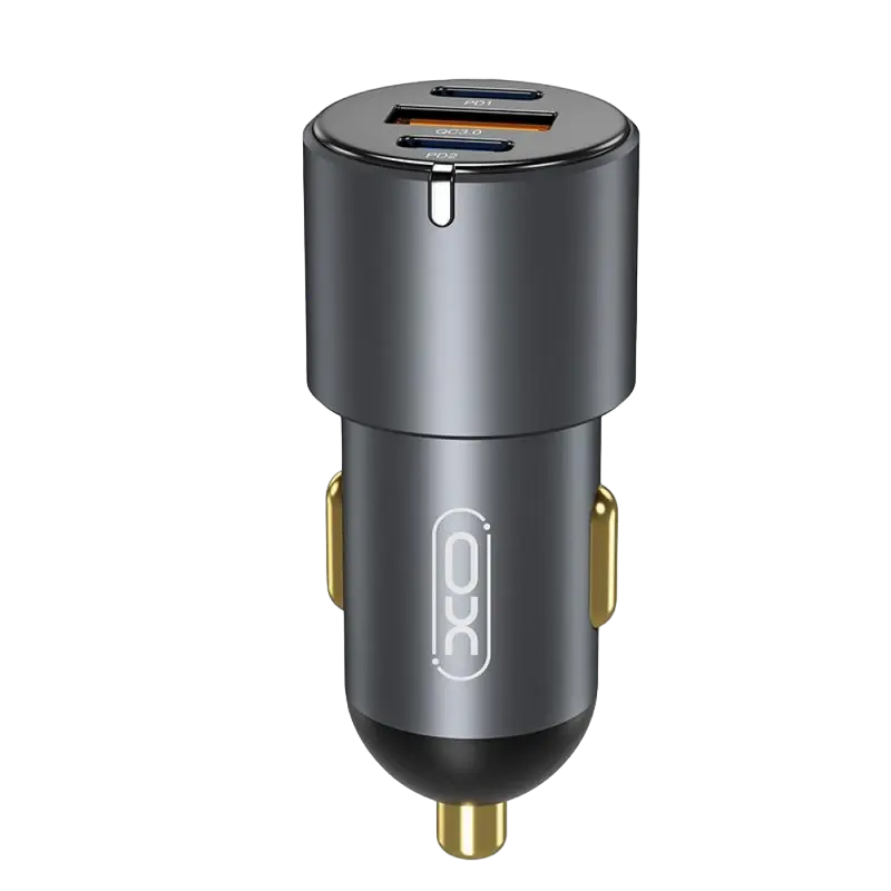 Incărcător auto XO CC45, 30W, Negru
