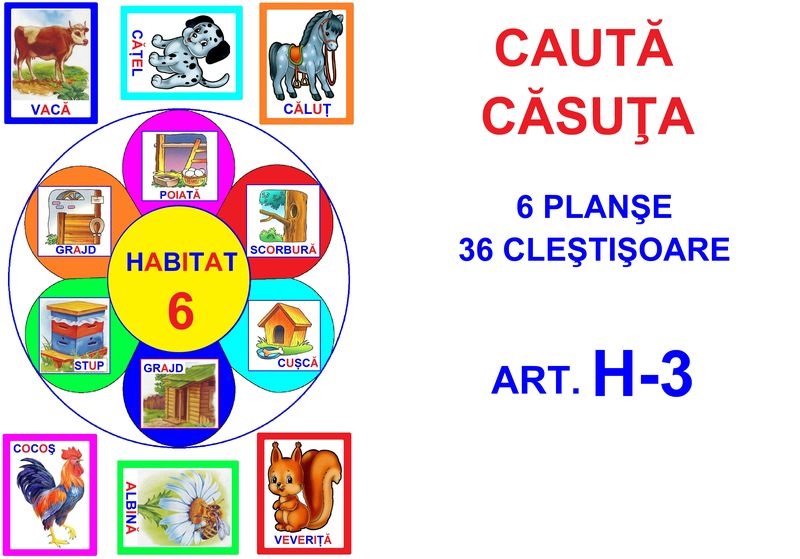 H-3 Joc cu cleşte Habitat