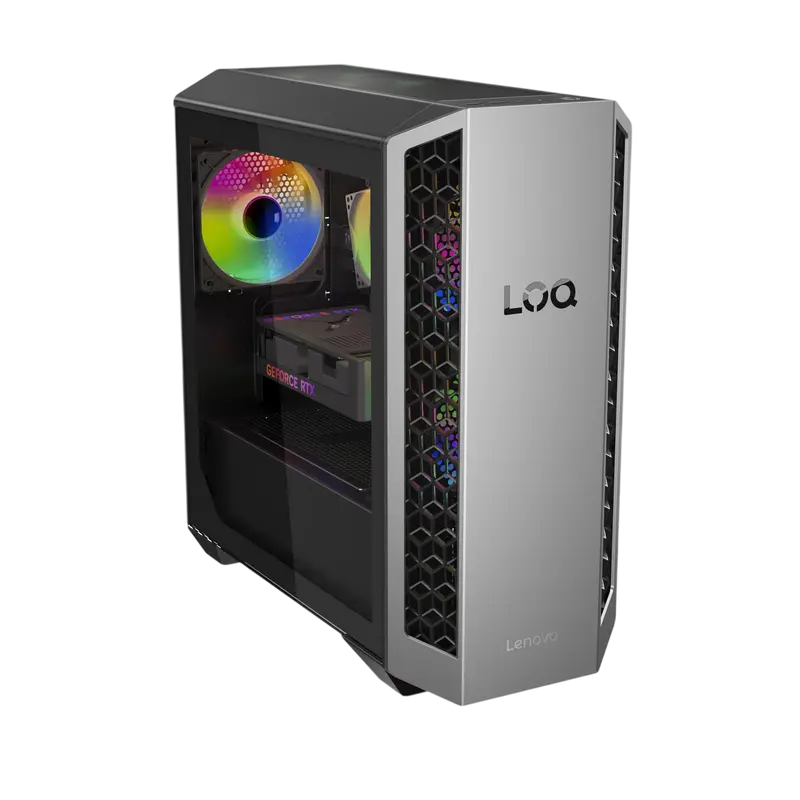 Sistem Desktop PC Lenovo LOQ Tower 26ADR10, Turn, AMD Ryzen 7 8745HX, 32GB/1024GB, AMD Radeon 610M,