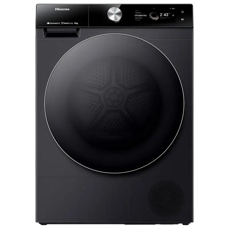 Uscător de rufe Hisense DH7S107BB, 10kg, Negru