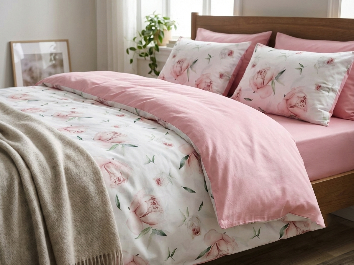 Set familie cu cearșaf elastic 160x200 SR009