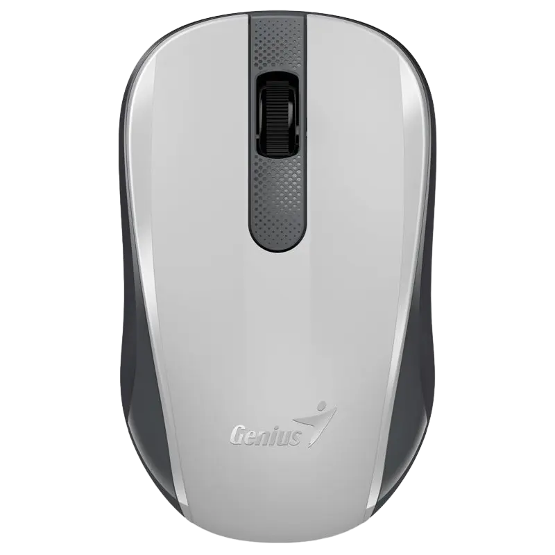 Mouse Wireless Genius NX-8008S, Alb/Gri