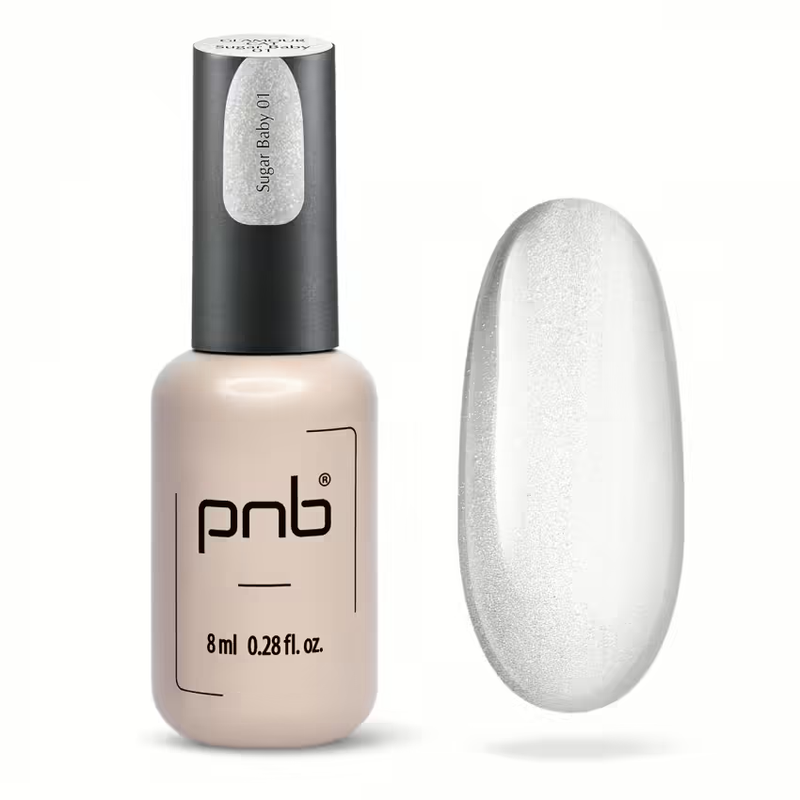 Magnetic Gel Polish Glamour Cat PNB, 01 Sugar Baby, PNB  8