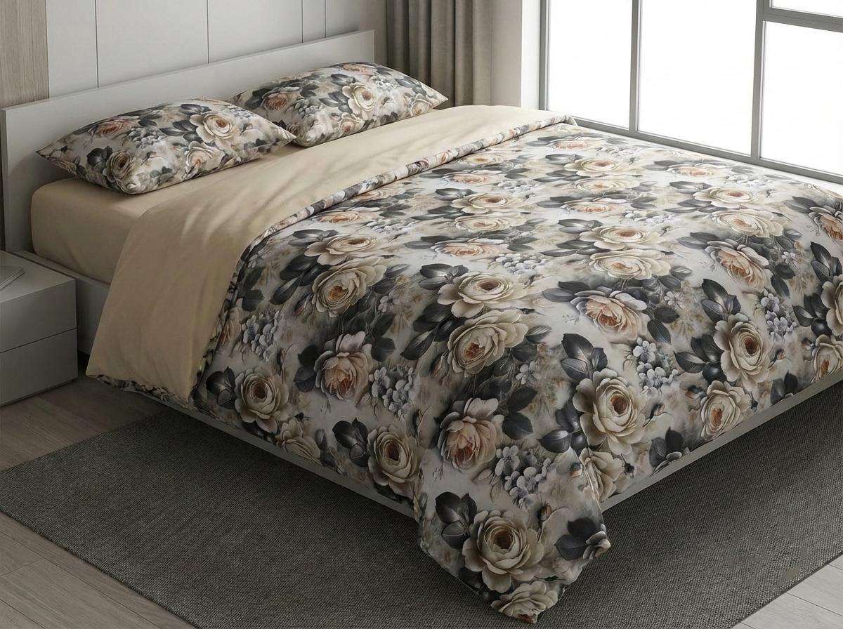 Set familie cu cearșaf elastic 180x200 SR013