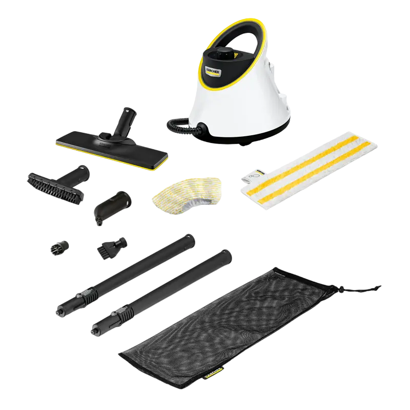Aparat de curățat cu abur Karcher SC 2 Deluxe EasyFix 1.513-400.0, Alb