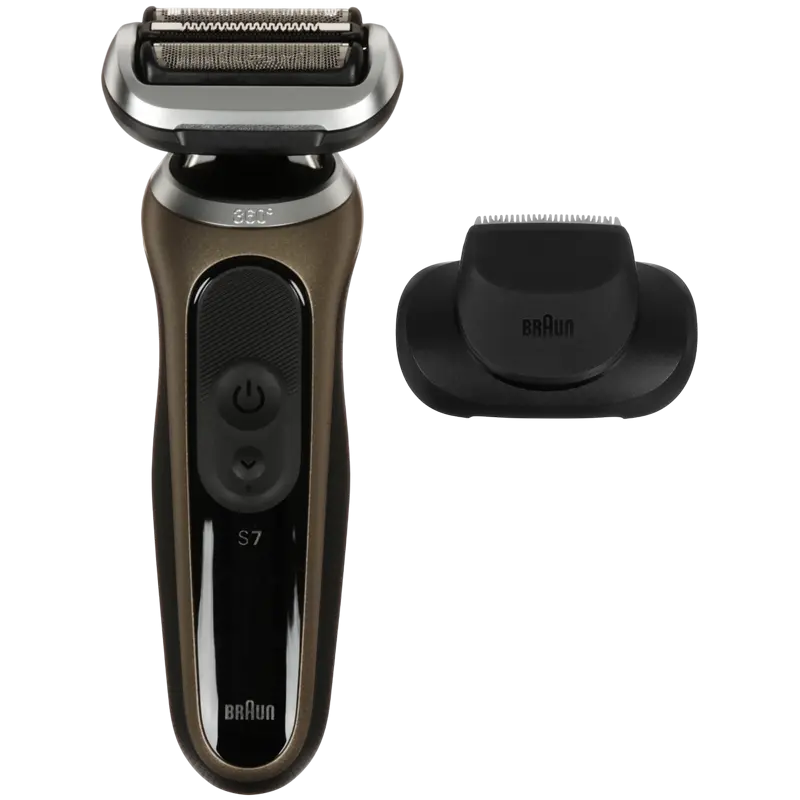 Aparat de ras electric Braun 72-C1200s, Negru | Auriu