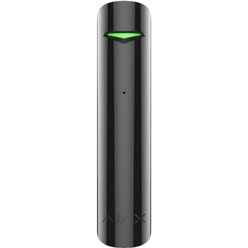 Detector de spargere Ajax GlassProtect, Negru
