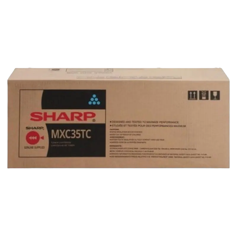 Toner Sharp MX-C35TC, Cyan