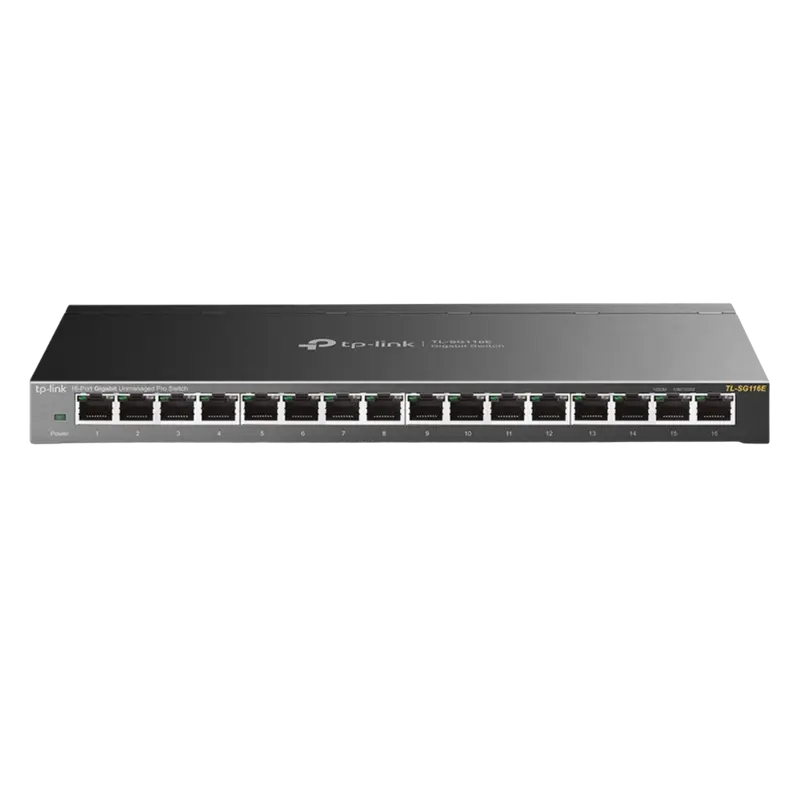 Switch de rețea TP-LINK TL-SG116E, 16x 10/100/1000 Mbps