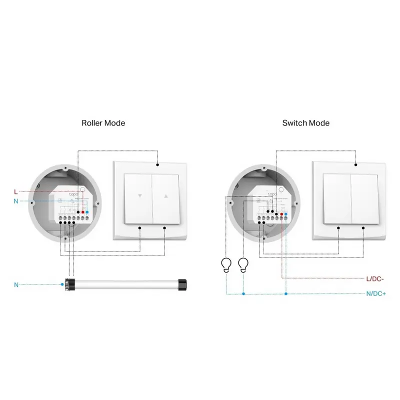 Comutator inteligent TP-LINK Tapo S112, Alb