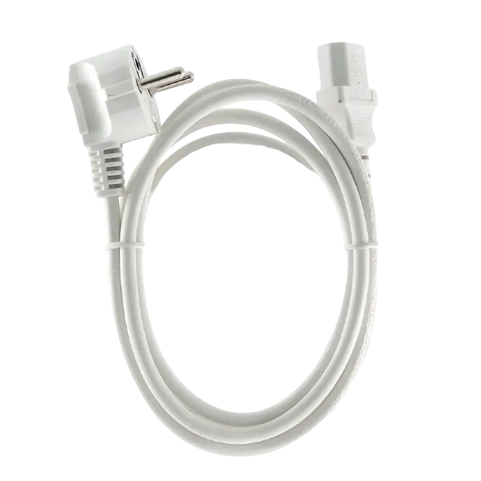 Cablu de alimentare Cablexpert PC-186W-VDE, 1.8 m, Alb