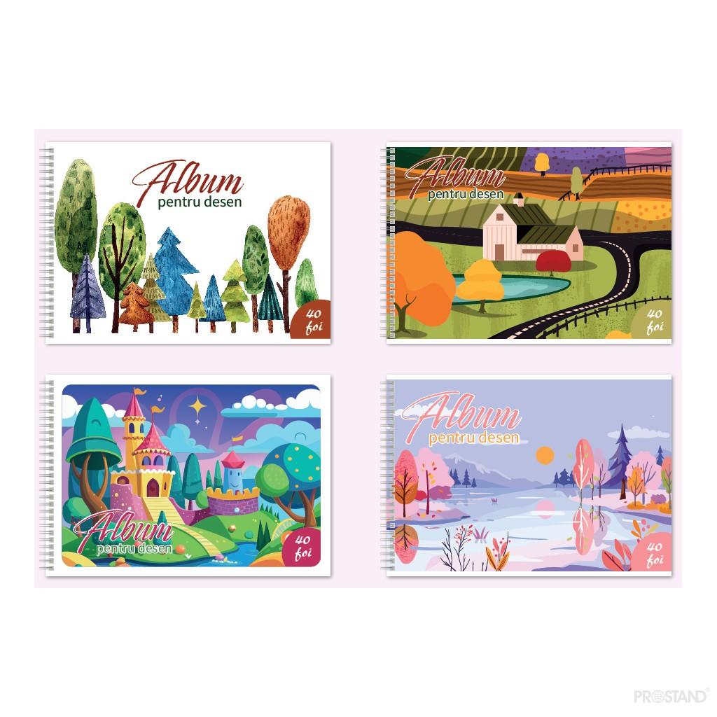 PROSTAND Album p/u desen cu spira A4 40 foi PRS-A4-40 /12