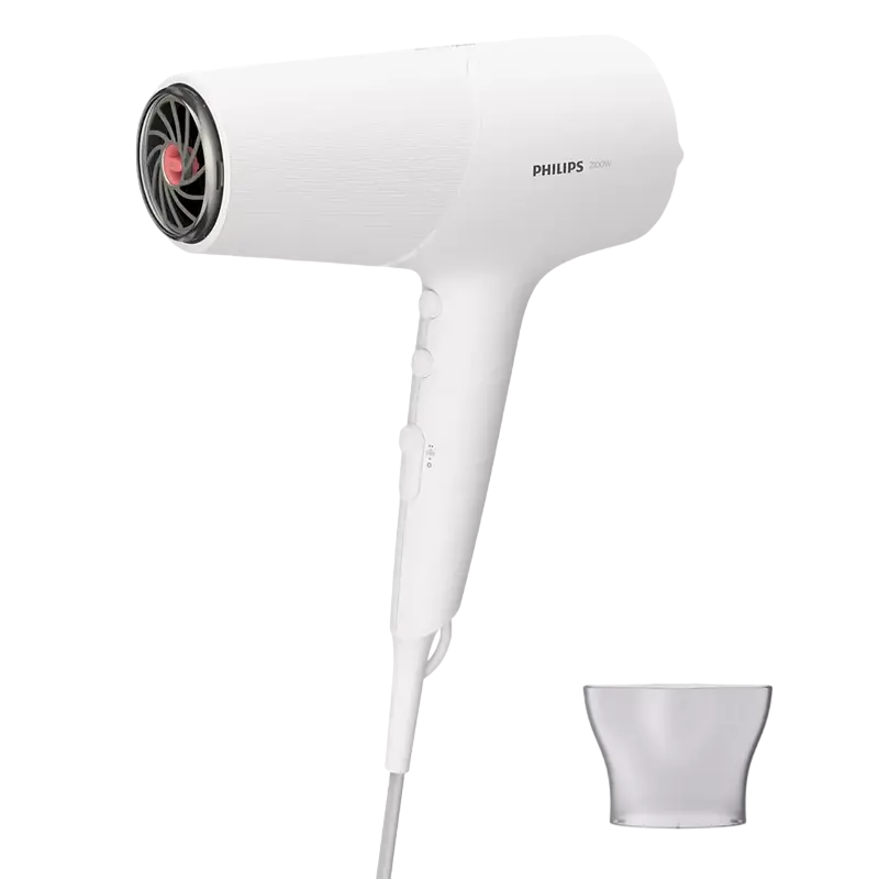 Uscător de păr Philips BHD500/00, 2100 W, Alb