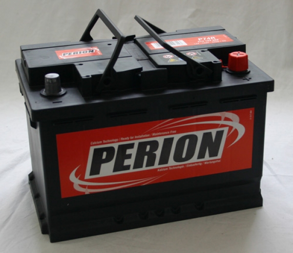 BATERIE (ACUMULATOR) PERION 12V 74AH 680A (278 × 175 × 190 см)