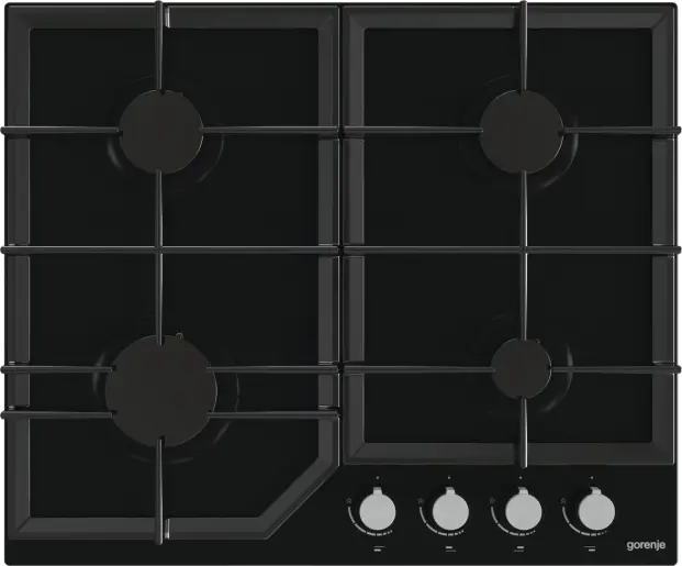 Plită pe gaz Gorenje GT 641 KB, Negru