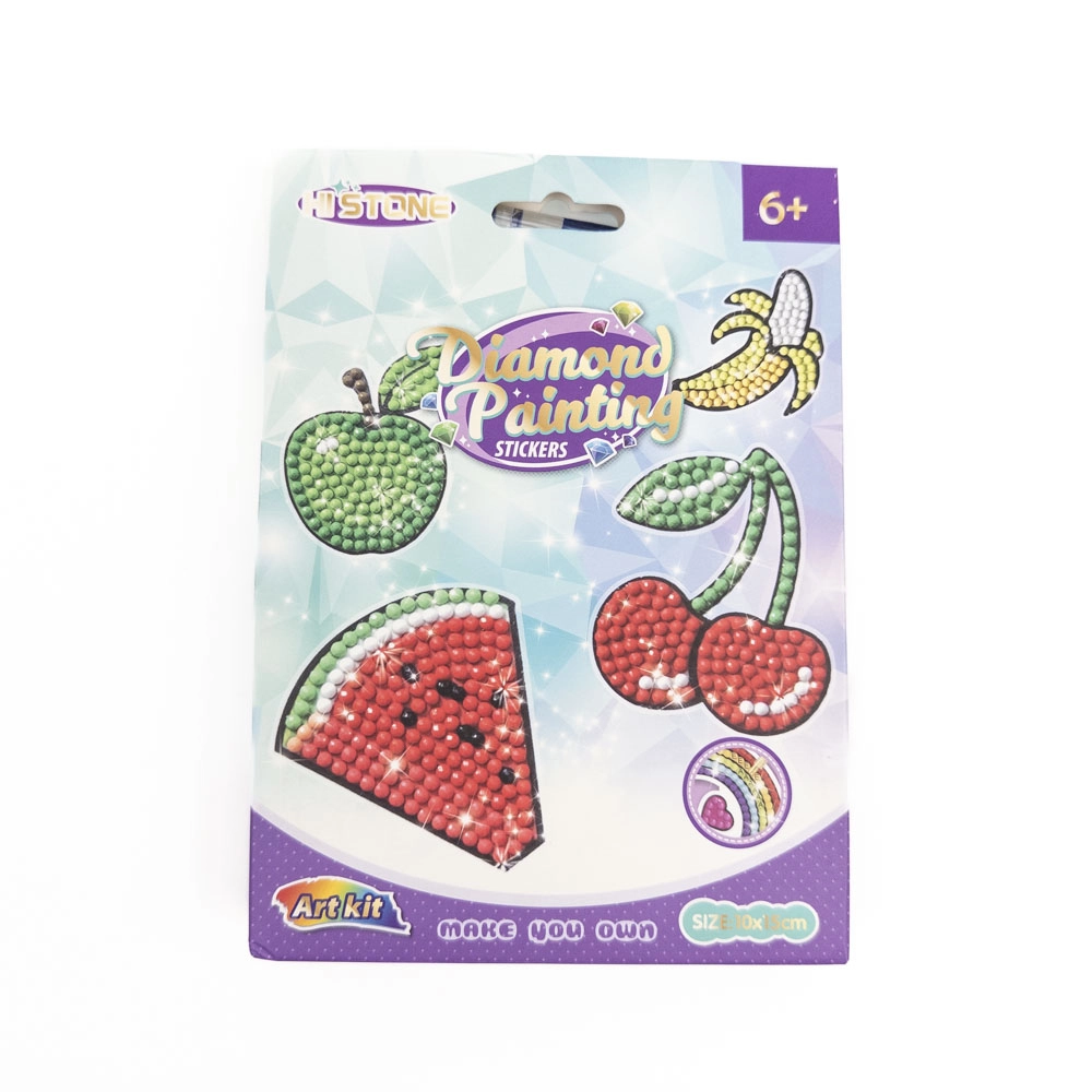 Stickere mozaic diamant Fructe set 2 foi 8 bucăți