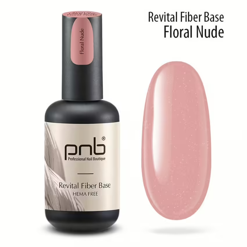 Revital Fiber Base PNB, Floral Nude, HEMA FREE, 17 ml