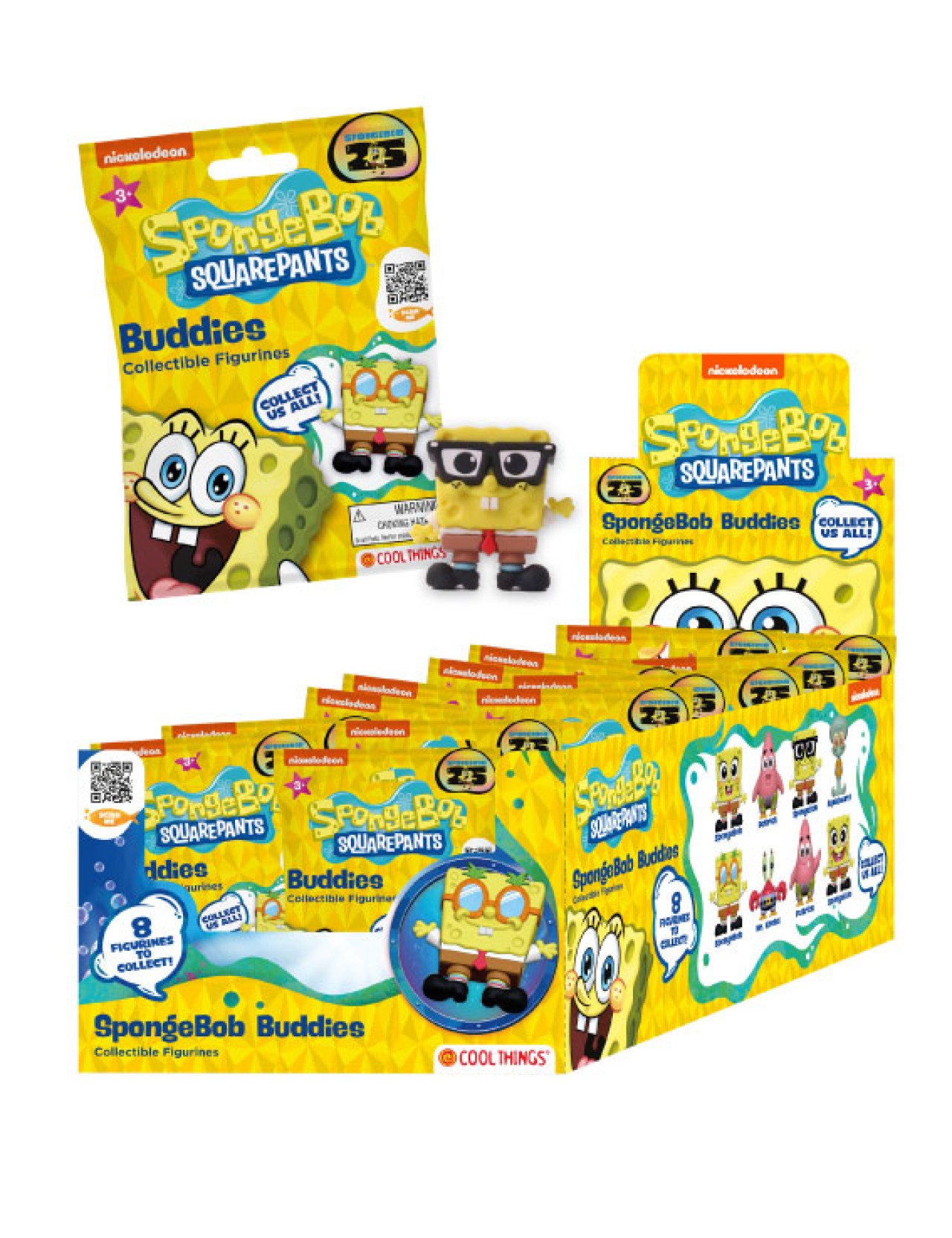 Jucarie- 3D cu personaj "Spongebob Buddies"