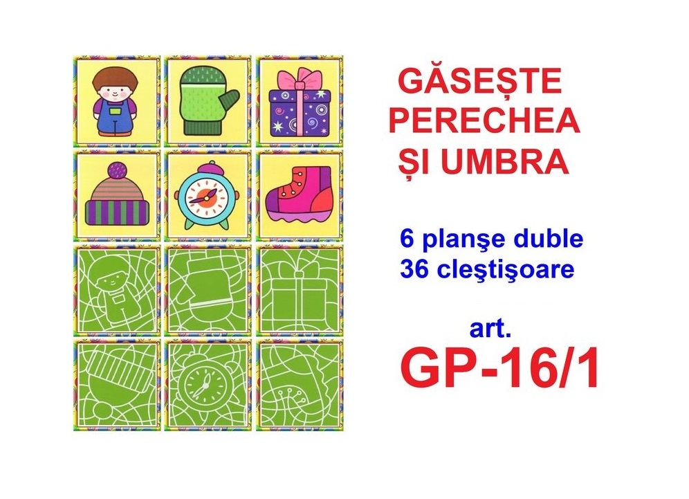 GP-16.1 Joc cu cleşte Găseşte perechea