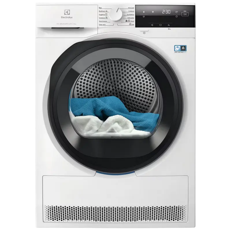 Uscător de rufe Electrolux EW7D385AE, 8kg, Alb