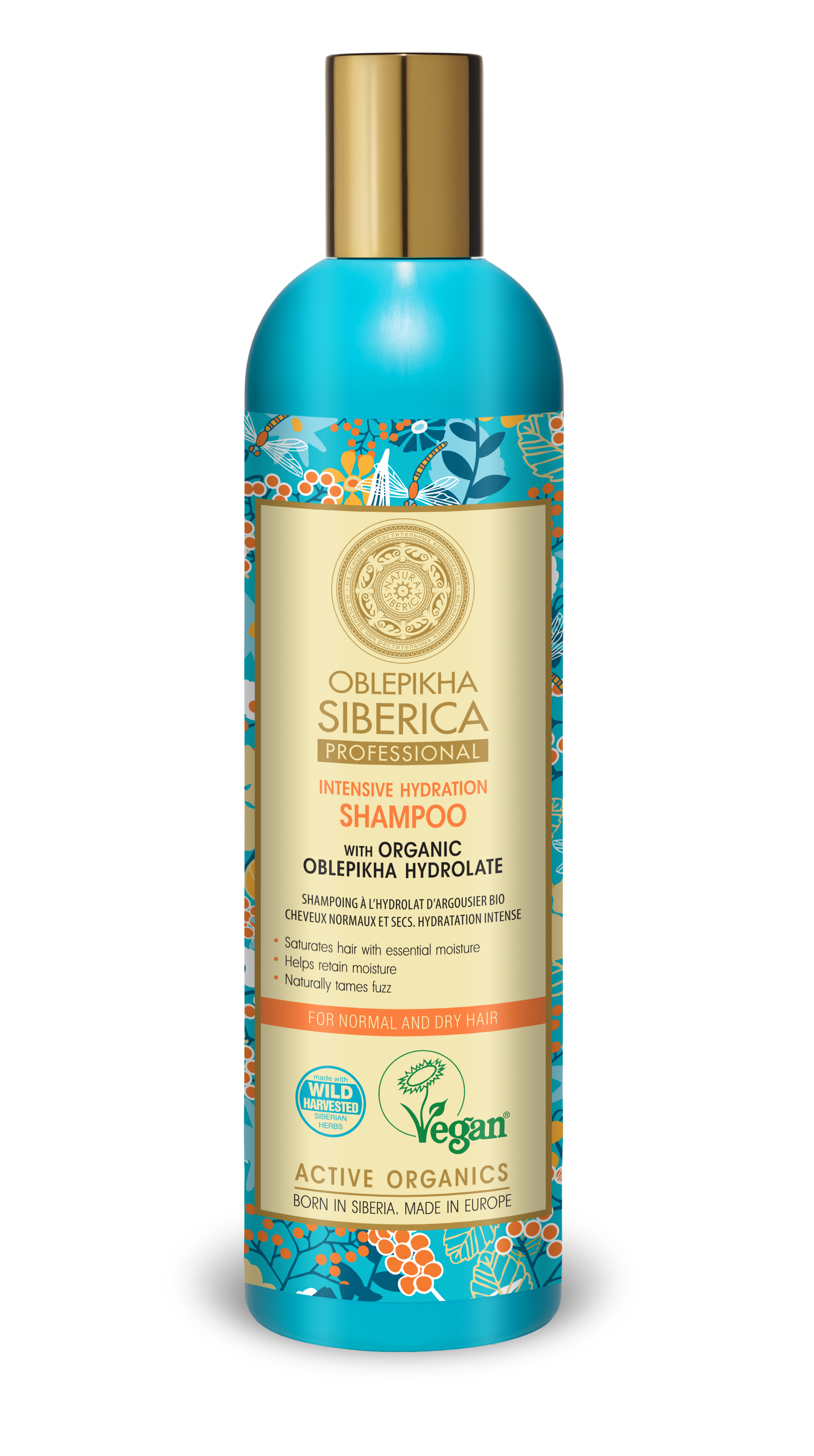 NS Oblepikha siberica Șampon pentru păr normal și uscat 400 ml
