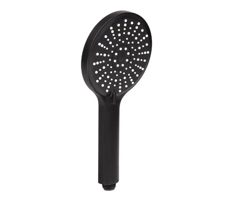 Cusătură de duș WEZER WKY-38 BLACK cu 5 funcții (negru)