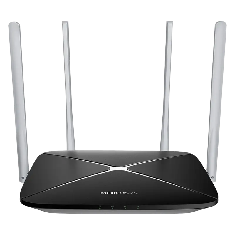 Router fără fir MERCUSYS AC12, Negru