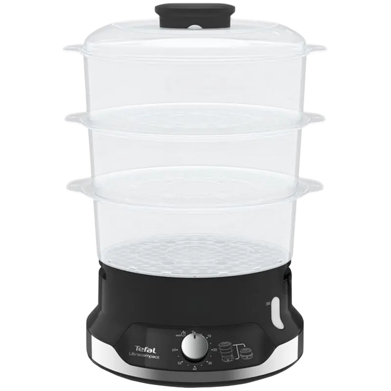 Aparat de gătit cu aburi Tefal VC204810, Negru
